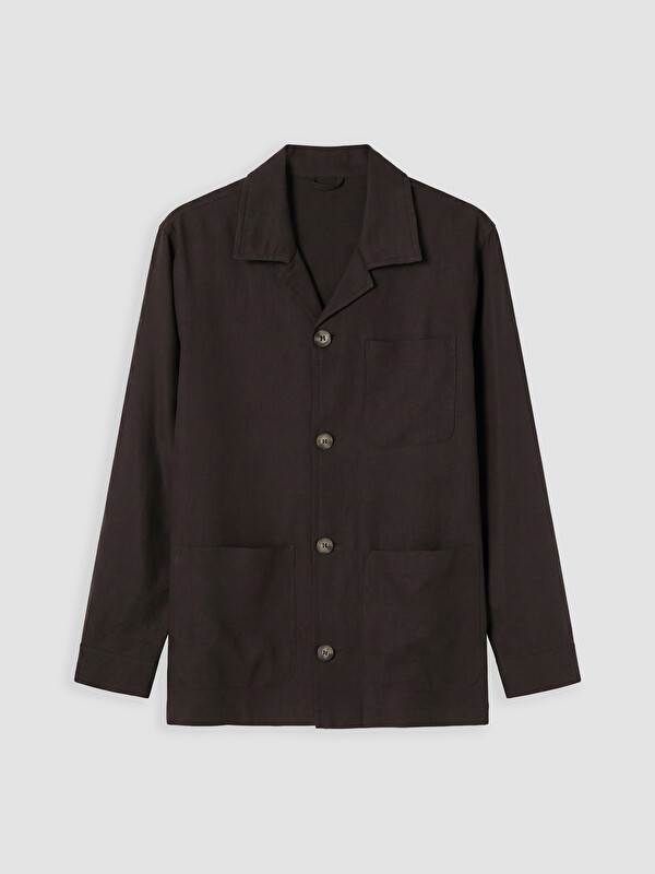 SOUTHBLUE Regular Fit Erkek Keten Karışımlı Blazer Ceket