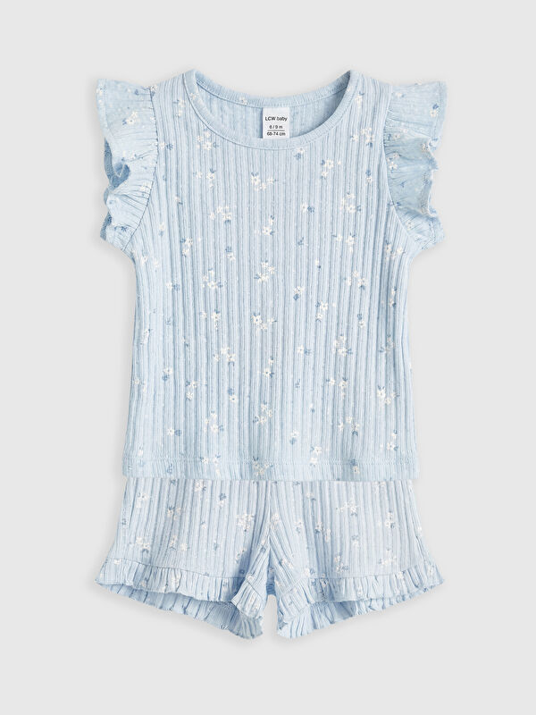 LCW baby Floral Baby Girls' Shorts Set