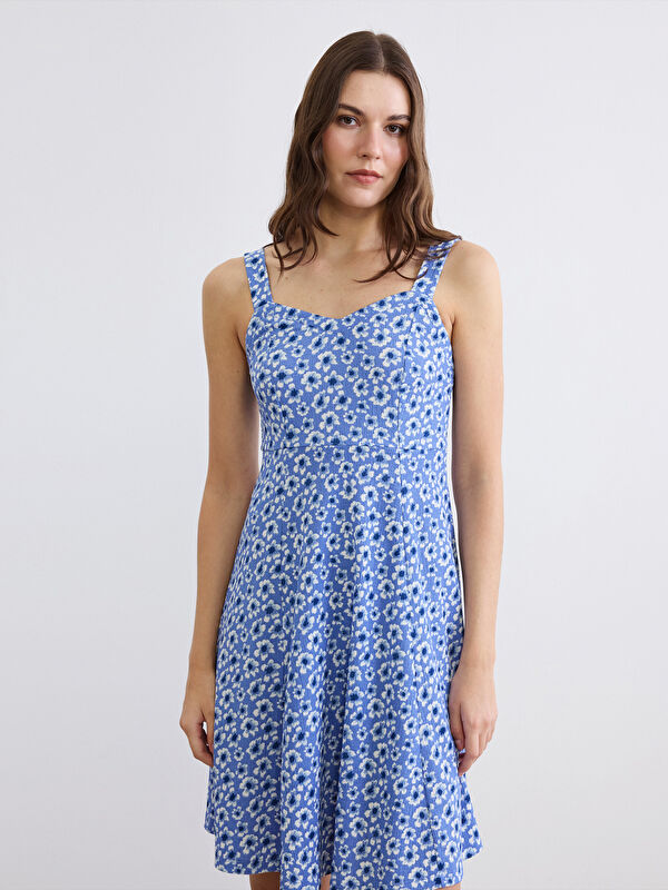 LCW Comfort Woman Navy Dress
