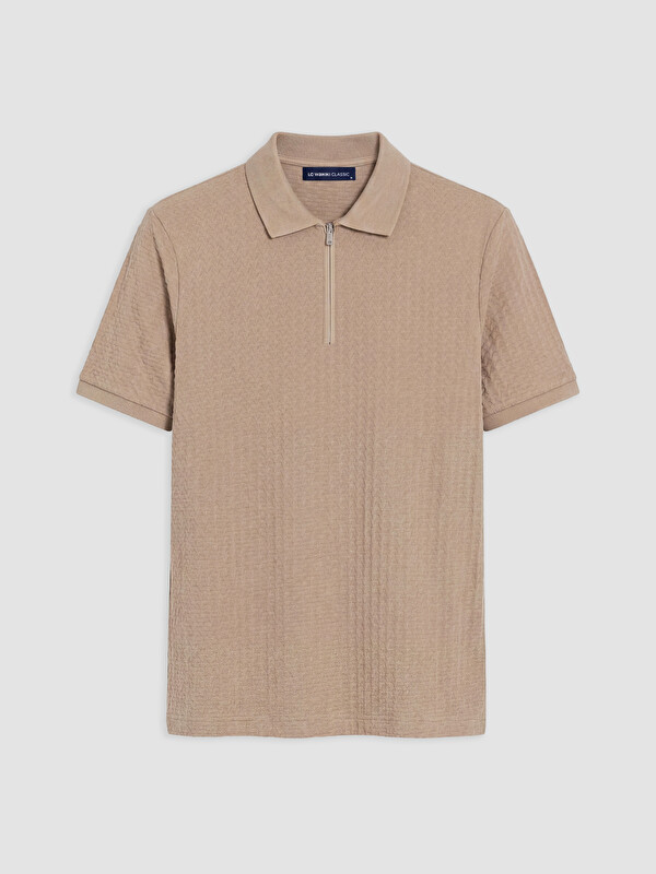 LCWAIKIKI Classic Polo Yaka Dokulu Erkek Tişört