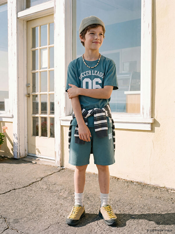 LCW Kids Djalë Jeshil Pantallona të shkurtra