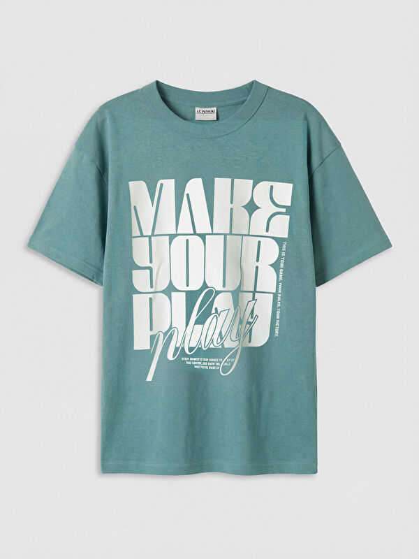 LCW Kids Boy GREEN T-Shirt