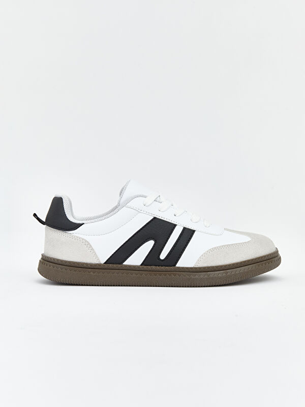 Lcw Steps Beyaz Lcw Steps Deri Görünümlü Kız Çocuk Spor Ayakkabı