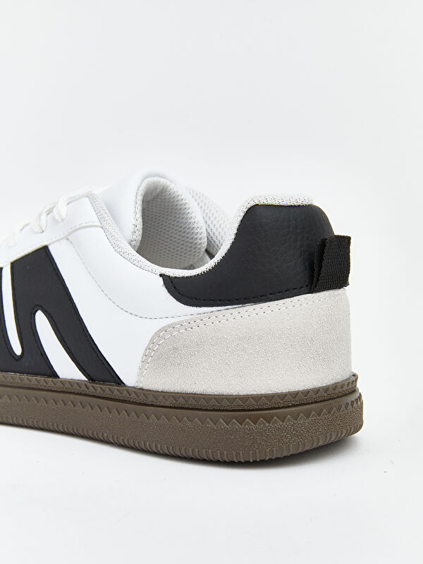 Lcw Steps Beyaz Lcw Steps Deri Görünümlü Kız Çocuk Spor Ayakkabı