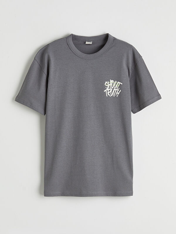 LCW Kids Crew Neck Printed Boys' T-Shirt