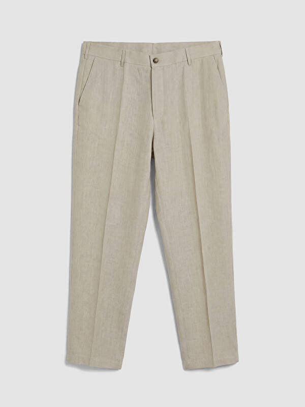 SOUTHBLUE Regular Fit %100 Keten Erkek Pantolon