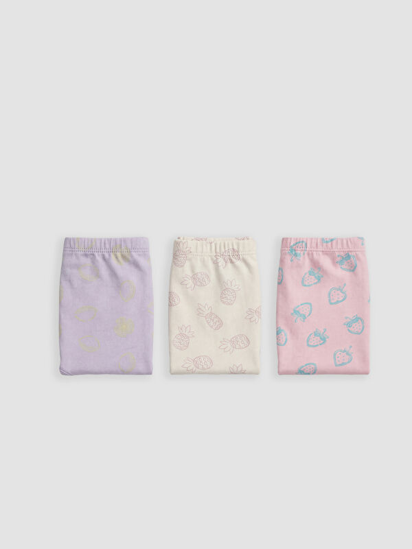 LCW Kids Baskılı Kız Çocuk Boxer 3'lü