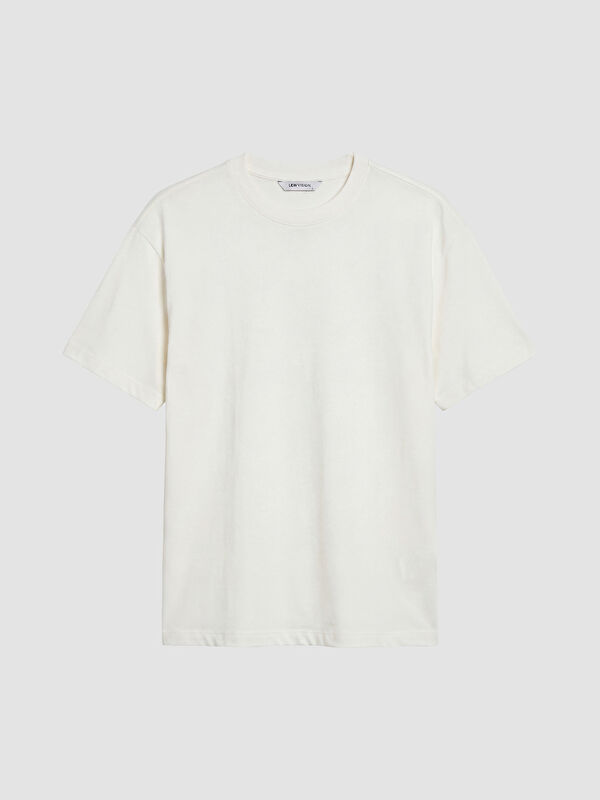 LCW Vision %100 Pamuk Loose Fit Basic Soft Touch Tişört