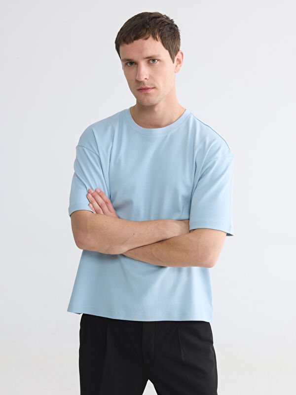 LCW Vision %100 Pamuk Loose Fit Basic Soft Touch Tişört