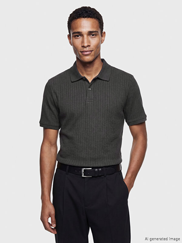 LCW Vision Polo Yaka Pike Erkek Tişört