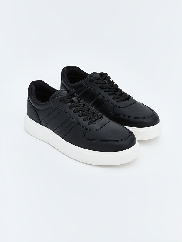 Lcw Steps Beyaz Lcw Steps Deri Görünümlü Erkek Spor Ayakkabı