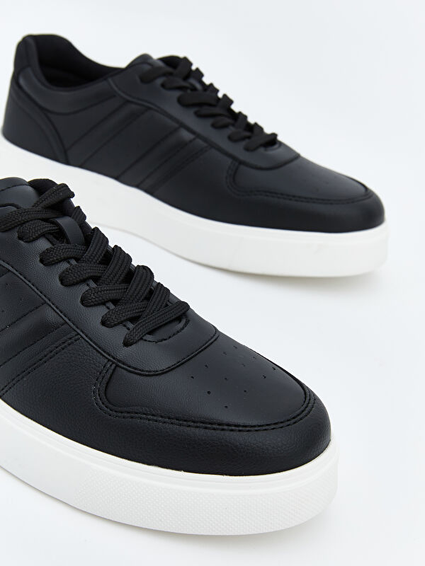 Lcw Steps Beyaz Lcw Steps Deri Görünümlü Erkek Spor Ayakkabı