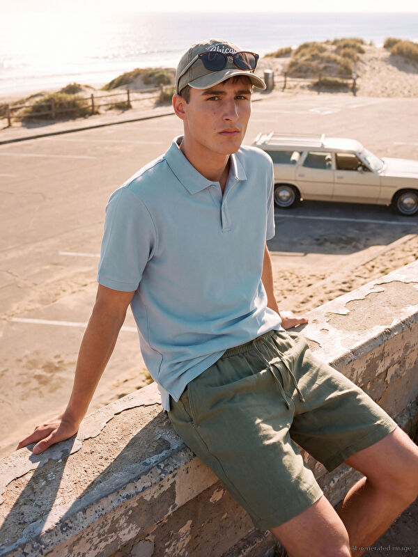 LCW Vision Polo Yaka Erkek Tişört