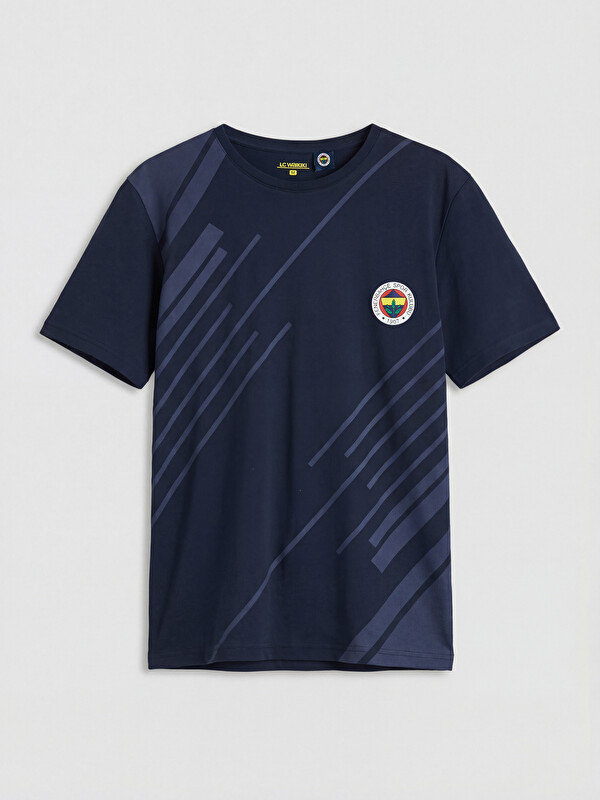 LC WAIKIKI Bisiklet Yaka Fenerbahçe Erkek Pijama Üst