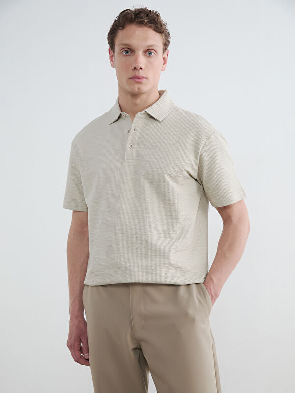 LCW Vision Polo Collar Men's T-Shirt