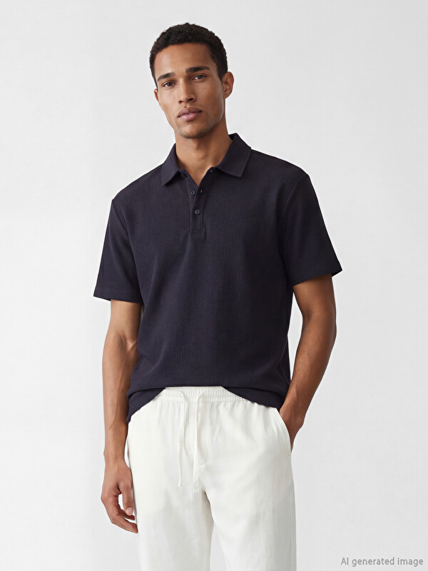 LCW Vision Polo Collar Men's T-Shirt
