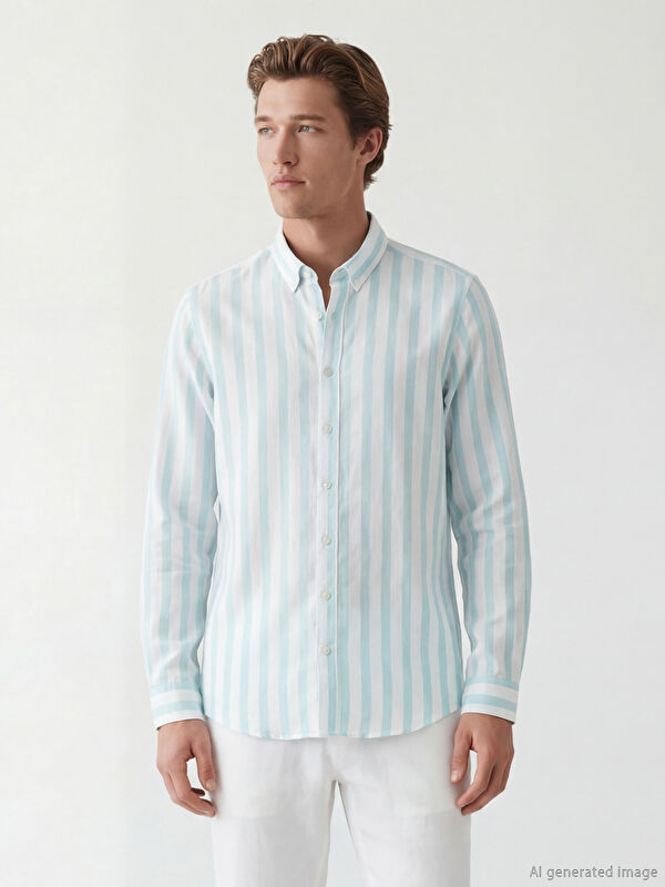 SOUTHBLUE Man BLUE Shirt