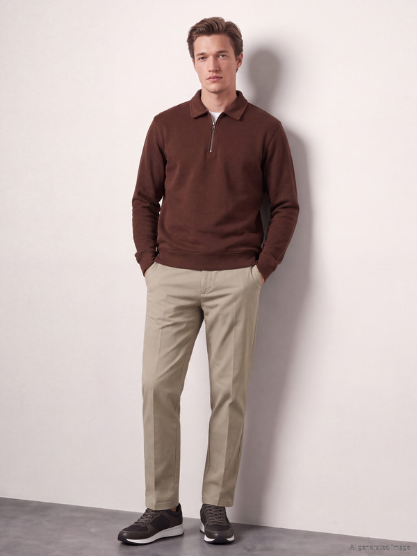 SOUTHBLUE Regular Fit Gabardine Men's Trousers