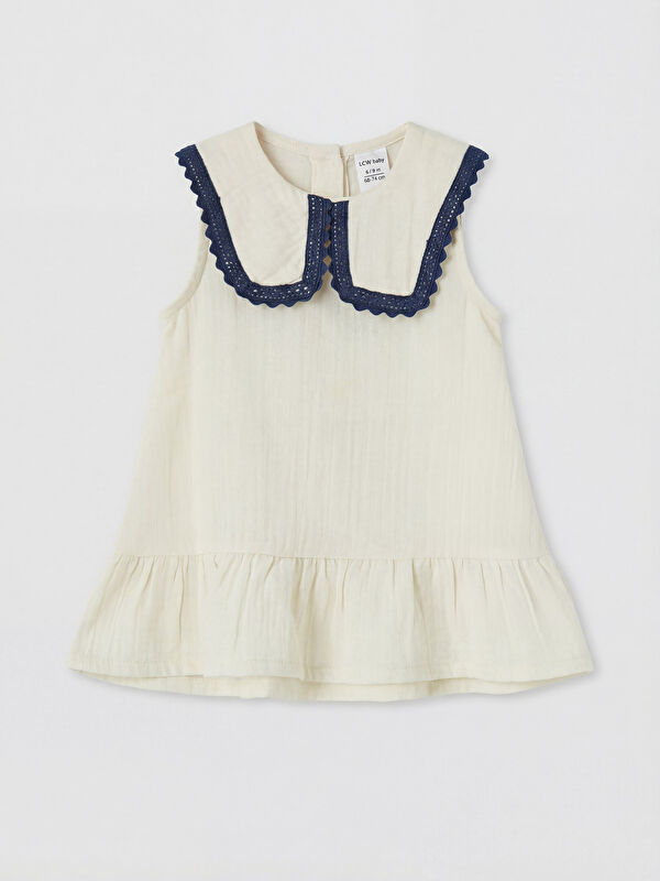 LCW baby Baby Girl Ecru Dress