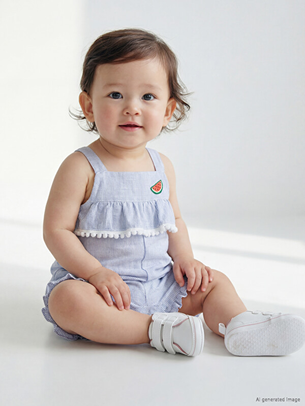 LCW baby Baby Girls' Poplin Jumpsuit