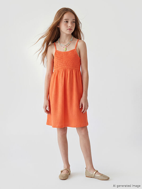 LCW Kids Square Neck Girls' Dress