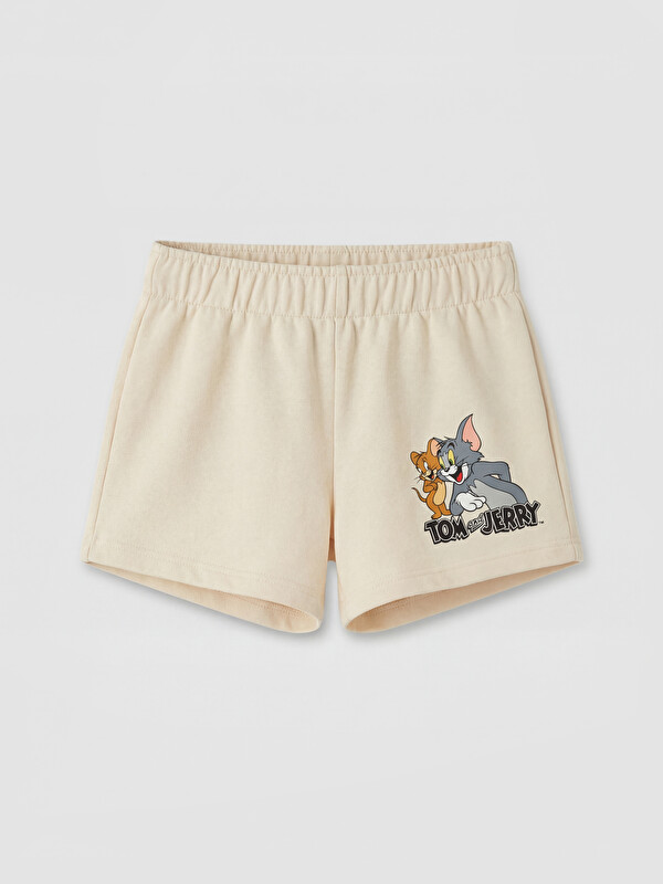 LCW baby Tom & Jerry Baskılı Erkek Bebek Şort