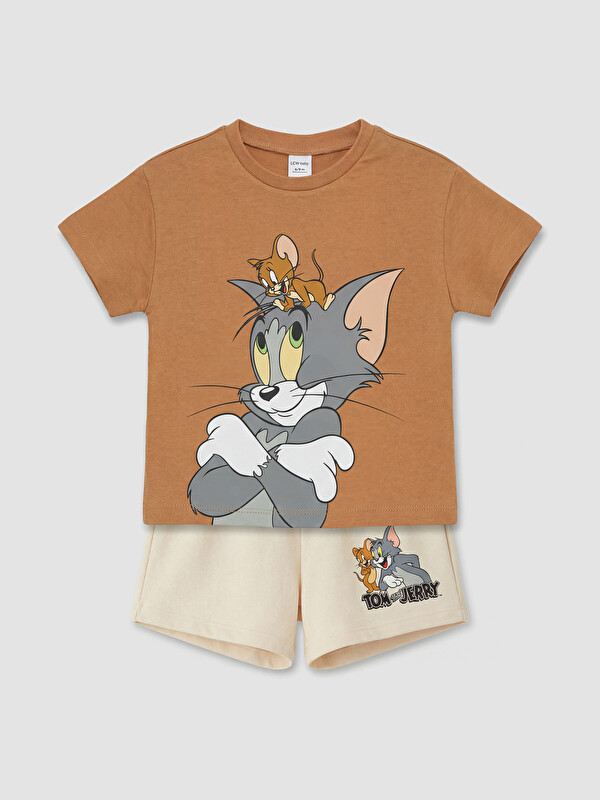 LCW baby Tom & Jerry Baskılı Erkek Bebek Takım