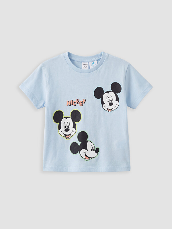 LCW baby Mickey Mouse Baskılı Erkek Bebek Tişört