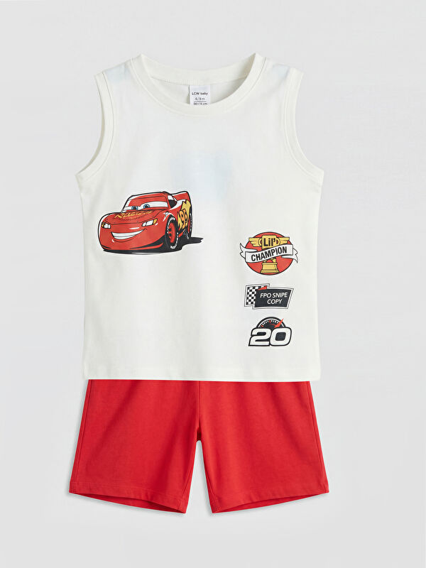 LCW baby Cars Printed Baby Boys' Shorts Set
