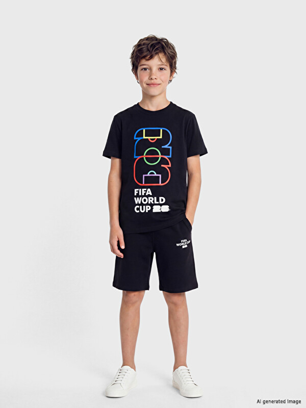 LCW Kids شورت أولاد مطبوع FIFA 2026