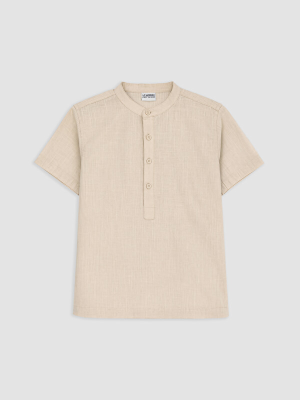 LCW Kids Boy Beige Shirt