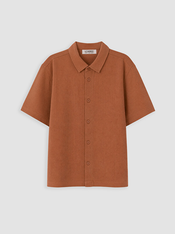 LCW Kids Poplin Erkek Çocuk Gömlek