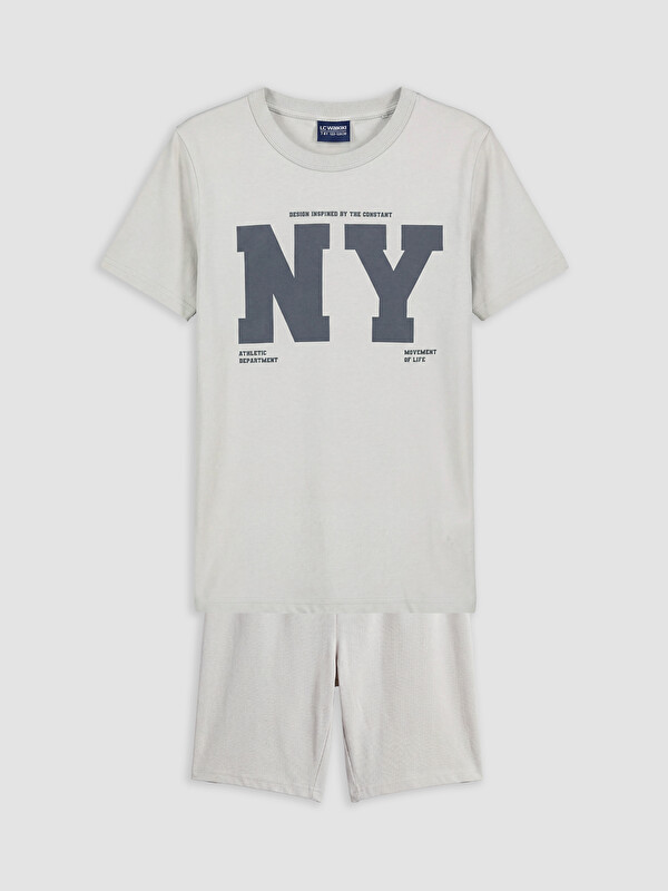 LCW Kids NYC Baskılı Erkek Çocuk Takım