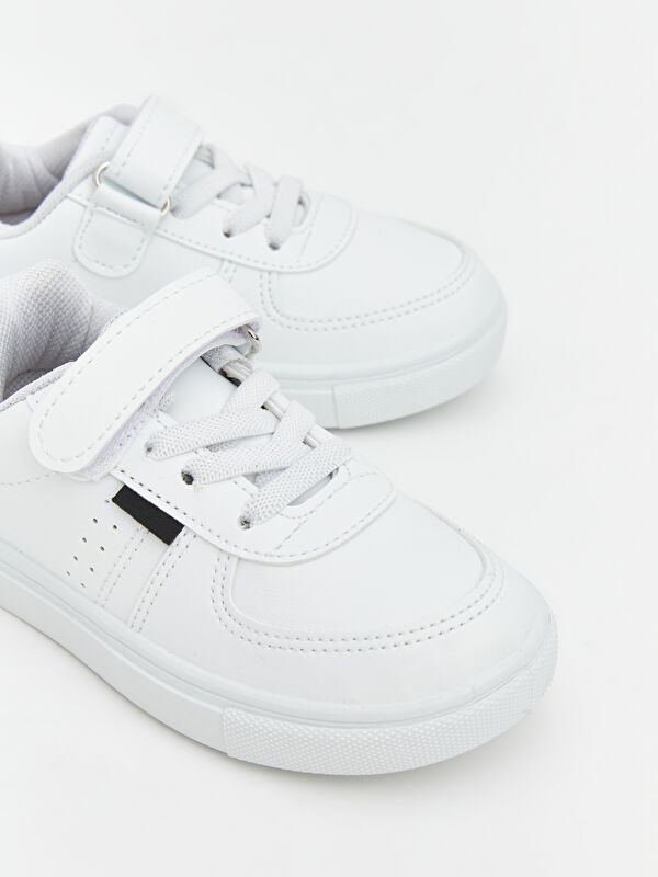 Bağcık ve Cırt Cırtlı Erkek Bebek Spor Ayakkabı - Görsel 4