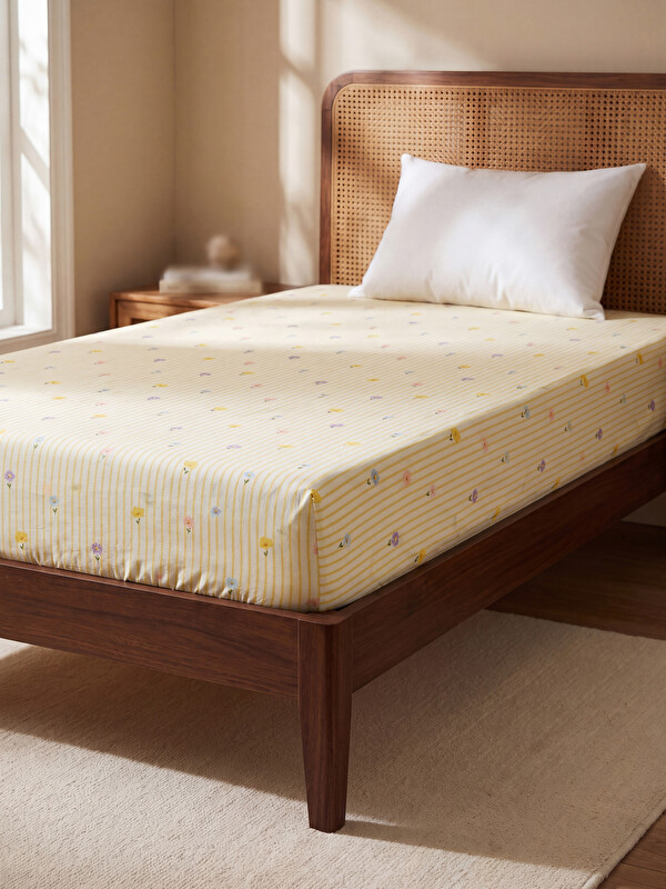 LCW HOME Floral Fitted Sheet (Single)