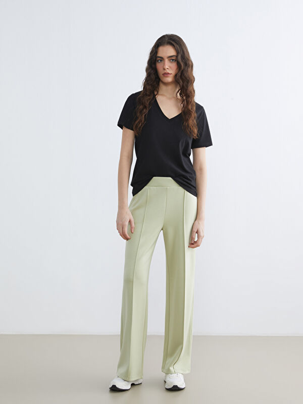 LCW Vision Elastic Waist Soft Touch Women's Sweatpants