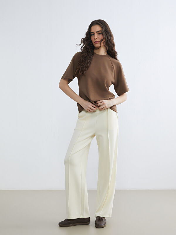 LCW Vision Elastic Waist Soft Touch Women's Sweatpants