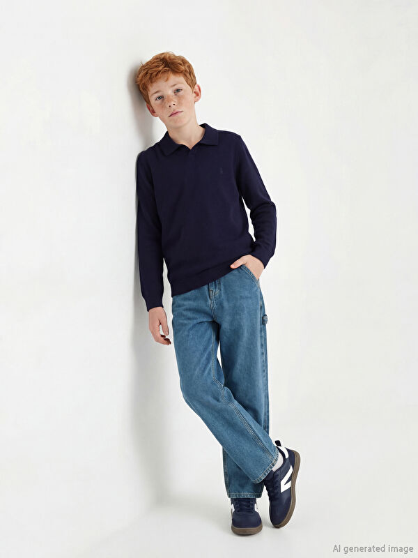 LCW Kids Boys' Loose Fit Jean Trousers