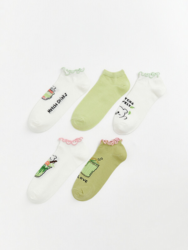 LCW DREAM Frau Ecru Sneaker-Socken
