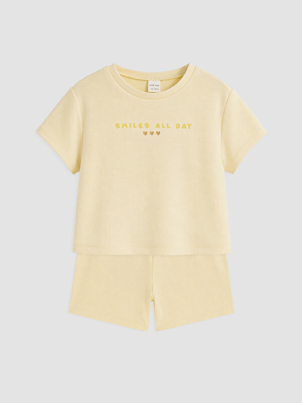LCW baby Printed Baby Girls' Set