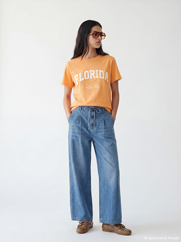 XSIDE Wide Leg Women's Jeans