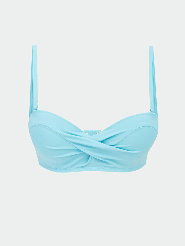 LCW DREAM Damen Bandeau-Bikinioberteil mit Raffung