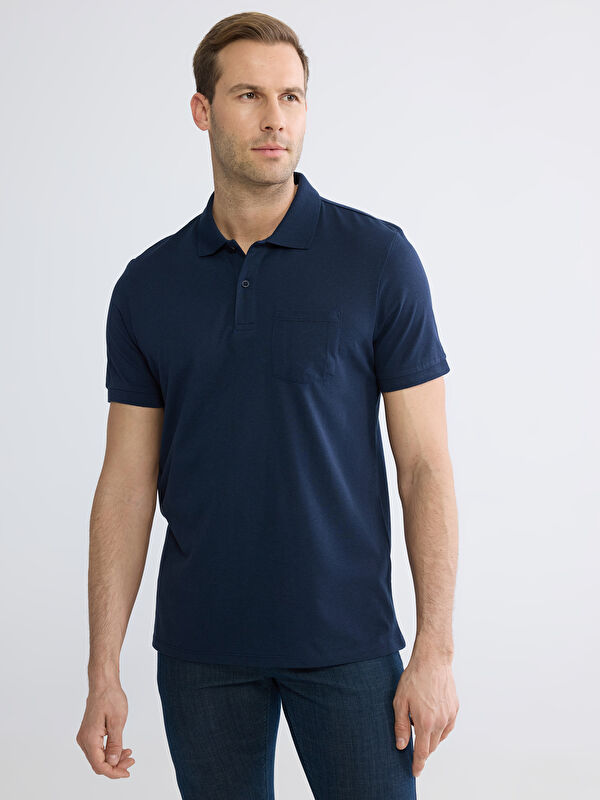 LC WAIKIKI Polo Yaka Penye Erkek Tişört