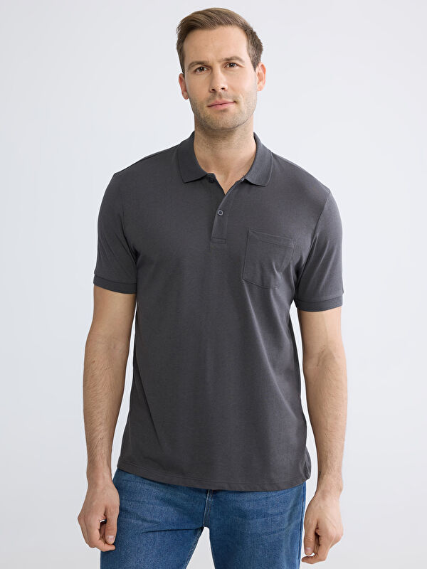 LC WAIKIKI Polo Yaka Penye Erkek Tişört