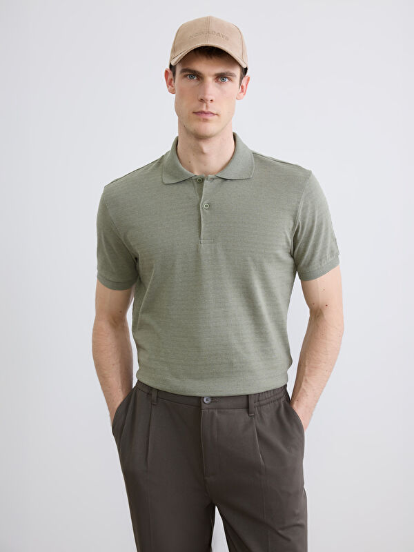 LC WAIKIKI Polo Yaka Pike Erkek Tişört