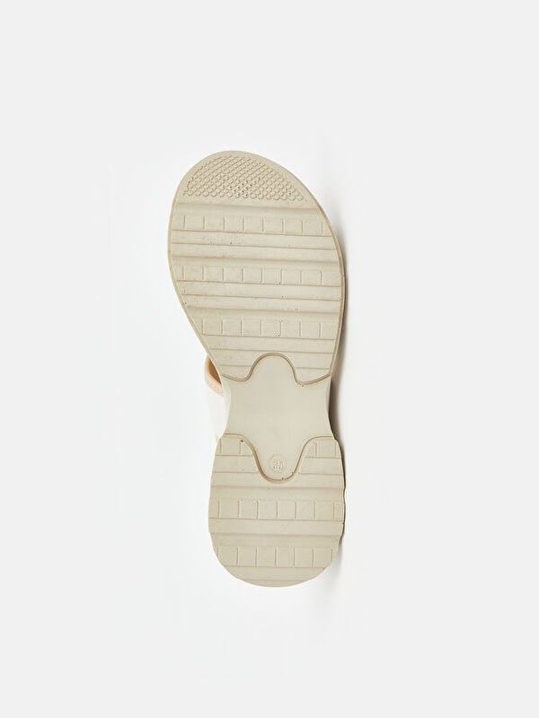 Lcw Steps Ekru Lcw Steps Cirt Cırtlı Kız Çocuk Sandalet