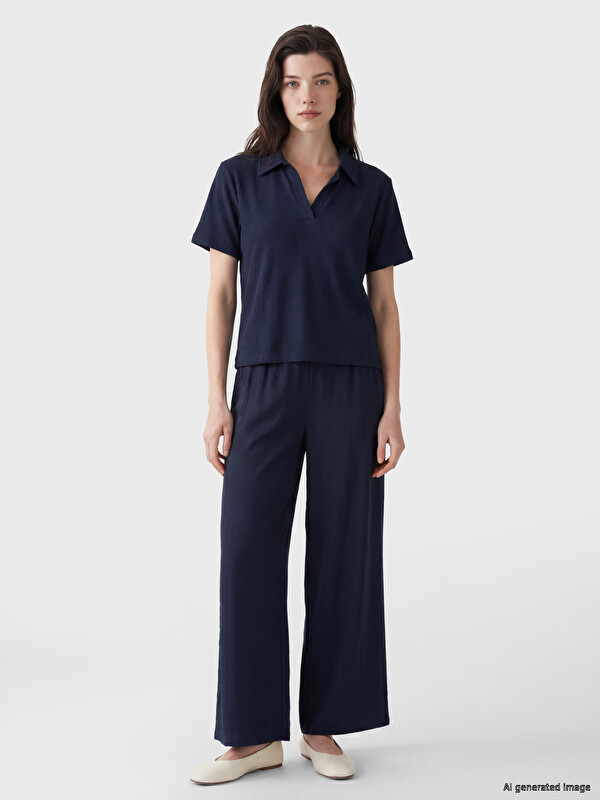 LCW Comfort Elastic Waist Women's Trousers