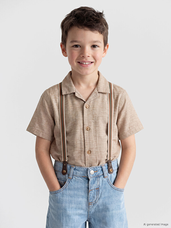 LCW Kids Resort Collar Boys' Shirt