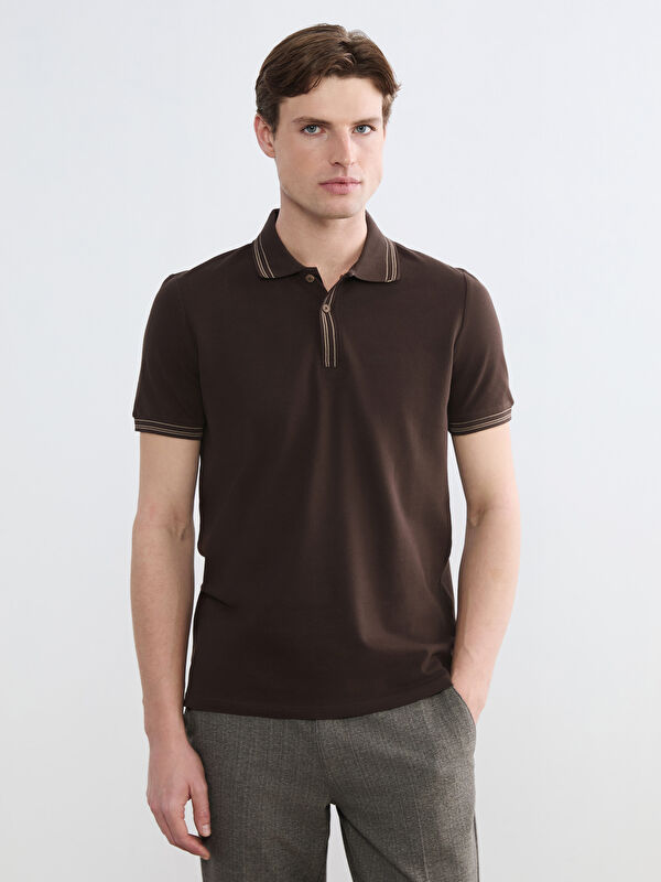 LC WAIKIKI Polo Yaka Pike Erkek Tişört