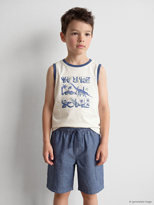 LCW Kids Printed Boys' Tank Top